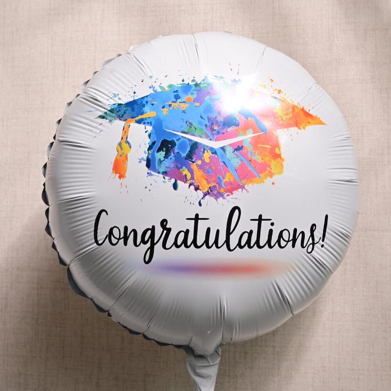 Congratulations You Did It Helium Foil Balloons Bouquet-A1251 - Image 4