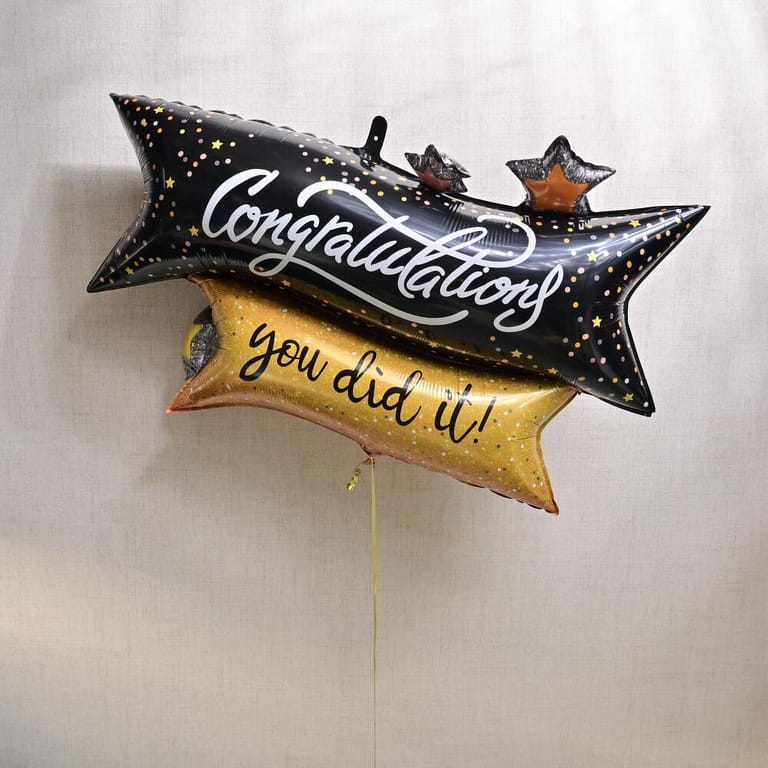 Congratulations You Did It Helium Foil Balloon-A1264 - Image 3