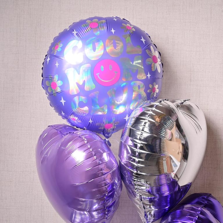 Cool Mom Club Balloon Bouquet With Mixed Heart Balloons-A1357 - Image 2