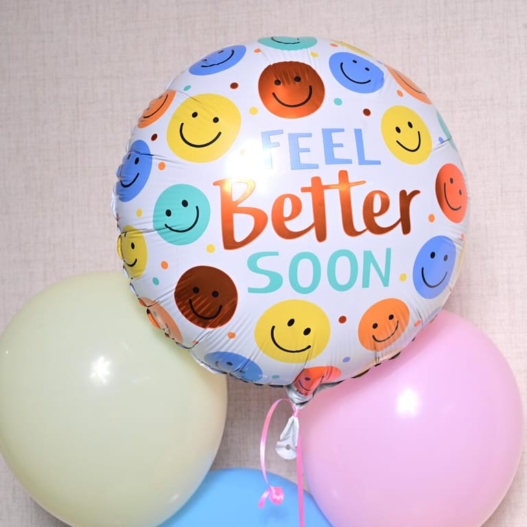 Feel Better Soon Pastel Helium Balloon Set-A1377 - Image 2