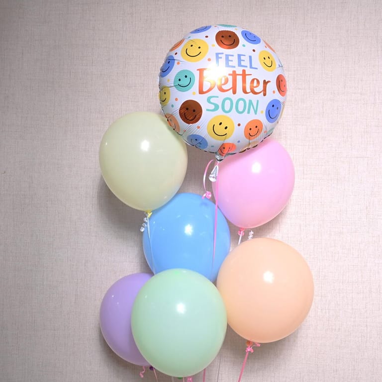 Feel Better Soon Pastel Helium Balloon Set-A1377 - Image 3