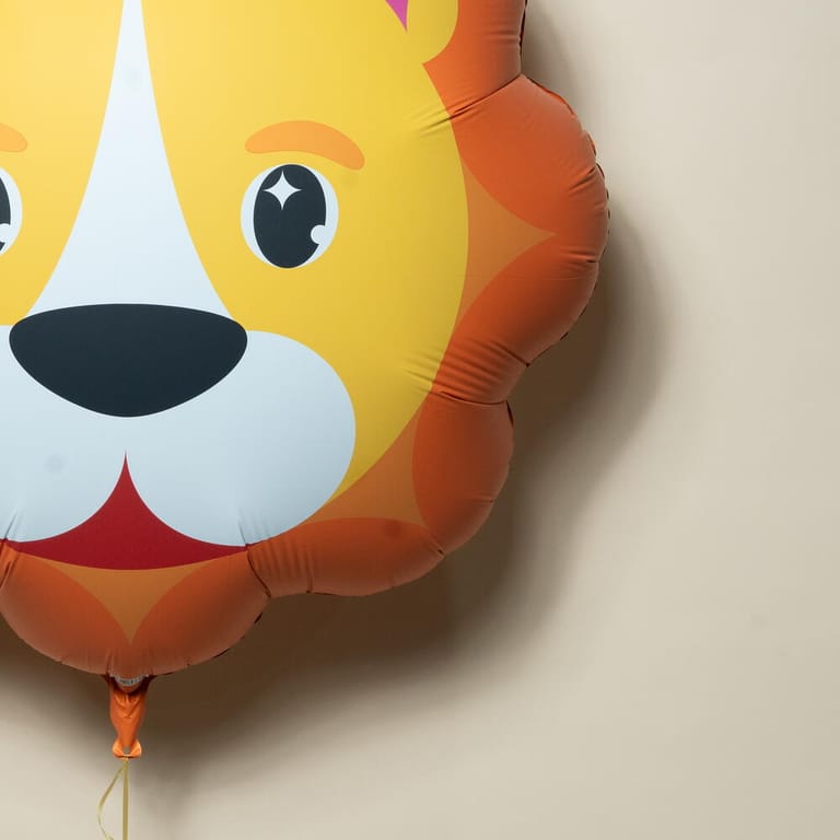 Cute Lion Shaped Foil Helium Balloon-A1438 - Image 3