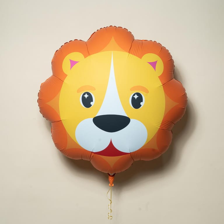 Cute Lion Shaped Foil Helium Balloon-A1438 - Image 4