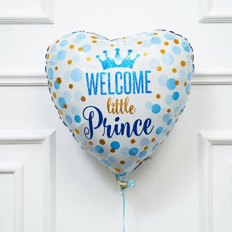 18 Inch Welcome Little Prince Helium Foil Balloon-A1630 - Image 3