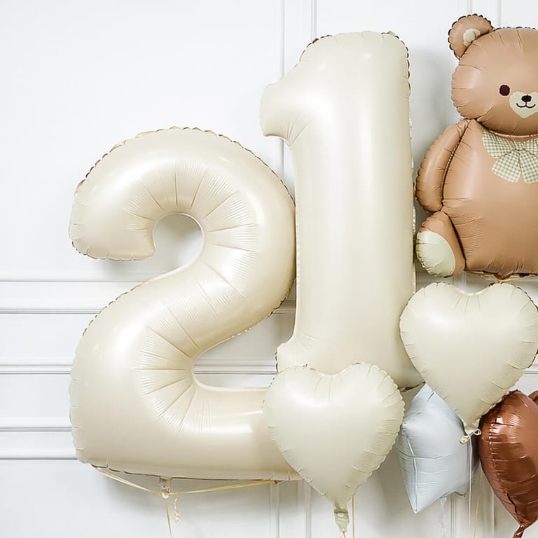 Custom Any Two Numbers Helium Foil Balloon Set (10ā99)-A1648 - Image 2