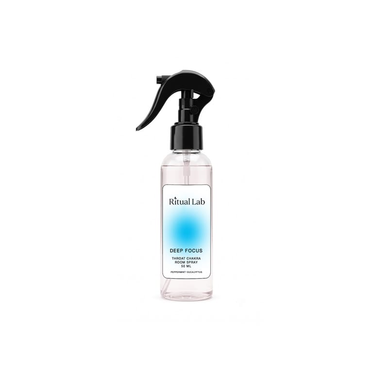 Deep focus | Peppermint & Eucalyptus — Throat Chakra Room Spray 