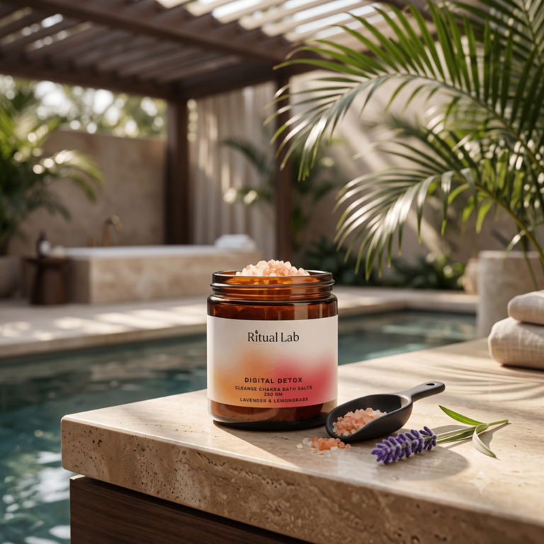 Digital detox | Lavender & Lemongrass—Cleanse Chakra Bath Salts