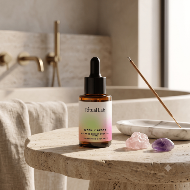 Weekly reset | Lemongrass & Tea Tree—Balance Chakra Body Oil - Image 2