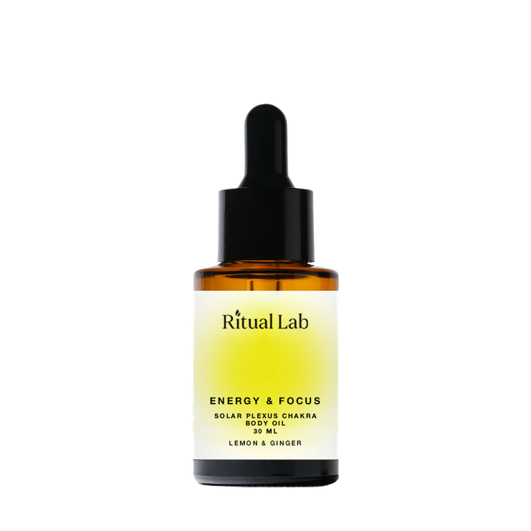 Energy and focus | Lemon & Ginger — Solar Plexus Chakra Body Oil