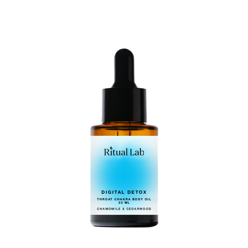 Digital detox | Chamomile & Cedarwood — Throat Chakra Body Oil