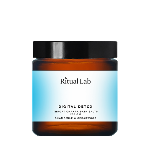 Digital detox | Chamomile & Cedarwood — Throat Chakra Bath Salts