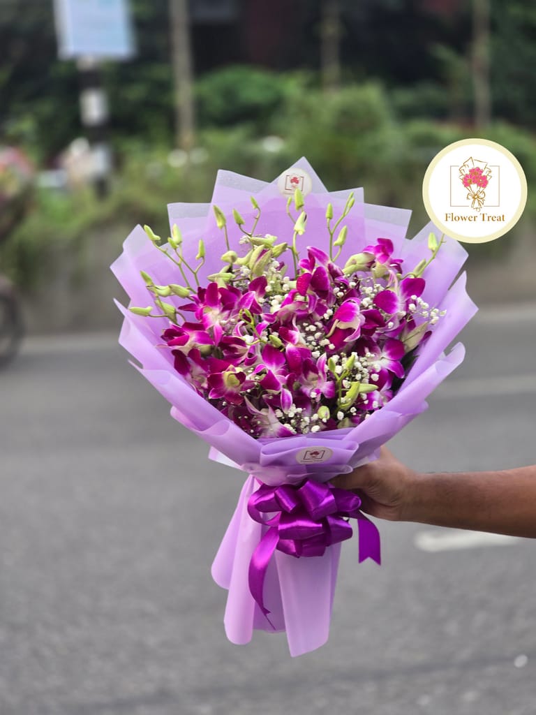 Premium Orchid Bouquet - Image 2