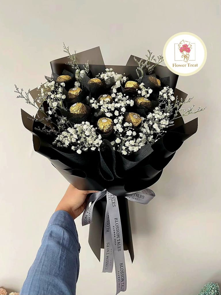Luxury Ferrero Rocher Chocolate Bouquet 🍫✨ - Image 1