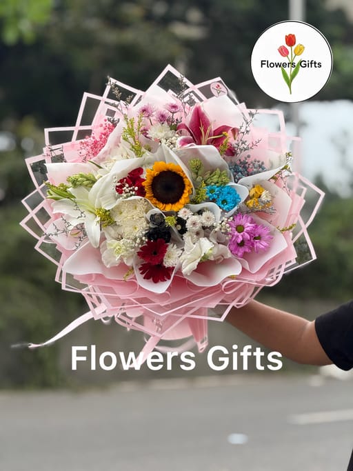 Premium Fresh Mixed Flowers Bouquet 