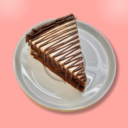 Slice cake chocolate 