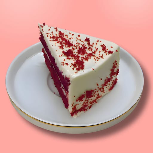 Slice cake red velvet 