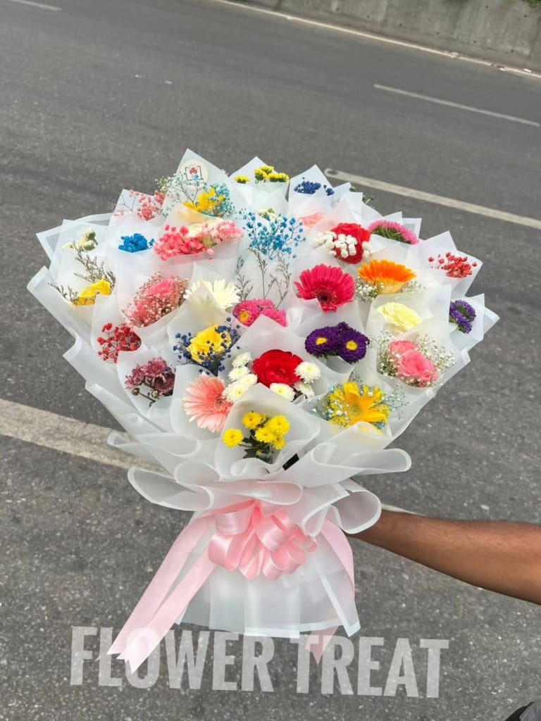 Premium Mixed Flower Bouquet - Image 2