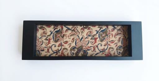 Brown & Beige Rectangle Small Tray
