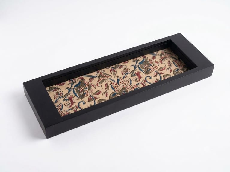 Brown & Beige Rectangle Small Tray - Image 2