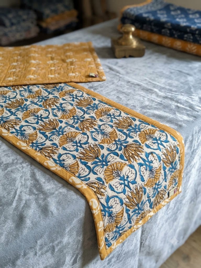 Reversible Block Print Table Runners - Image 1