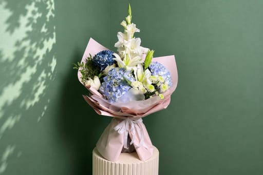 Azure Elegance Bouquet