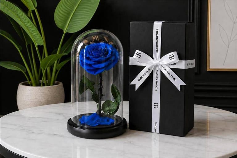 Azure Eternity Forever Rose Dome - Image 1