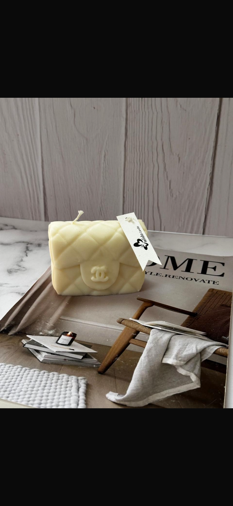 Medium Channel Bag Candle