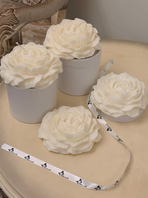 Large Peony Scented Candle