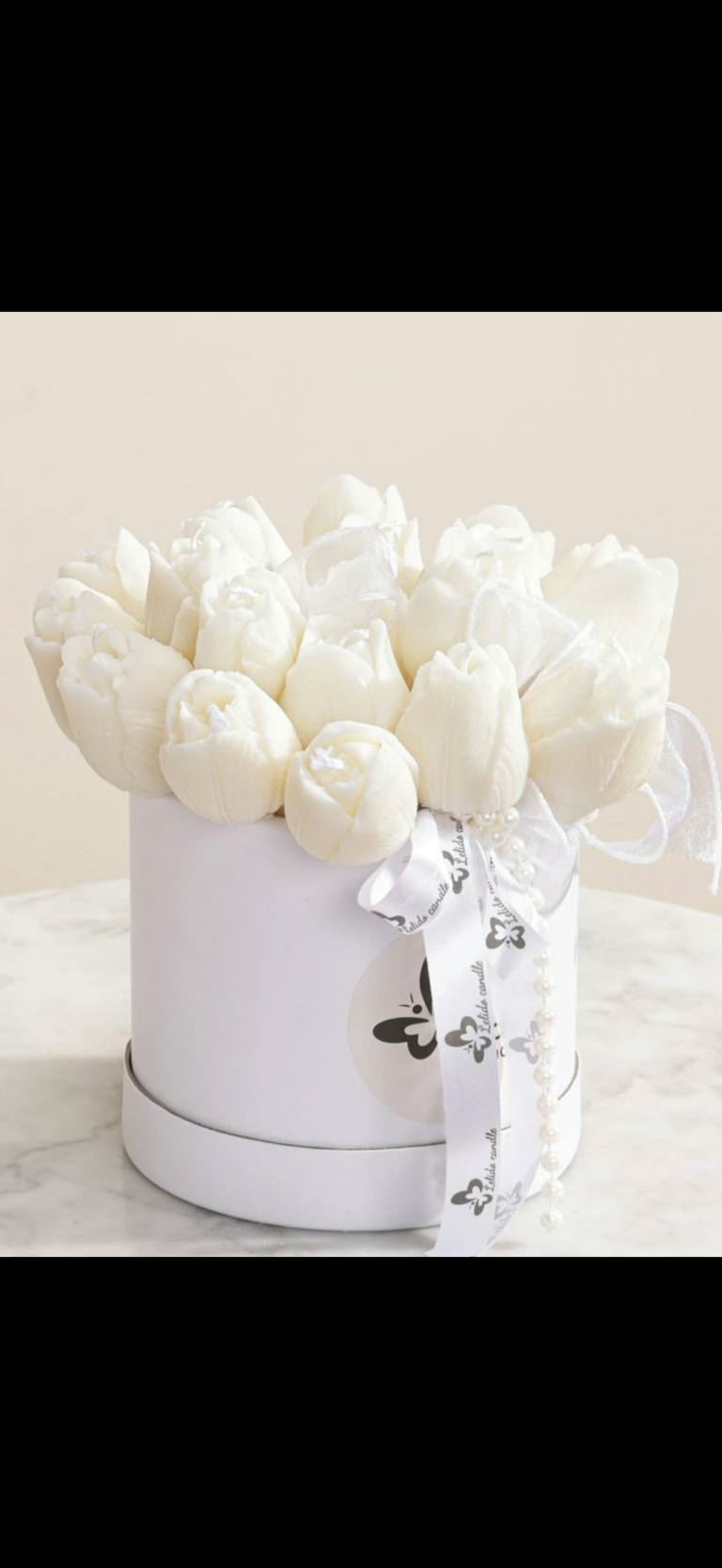 Tulip Bouquet Scented Candle By Lelido - Image 1