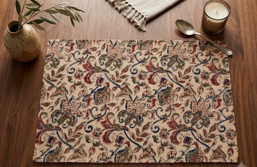 Beige Laminated Place Mats ( Set of 4 )