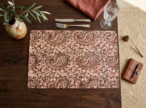 Multicolour Laminated Place Mats ( Set of 4 )
