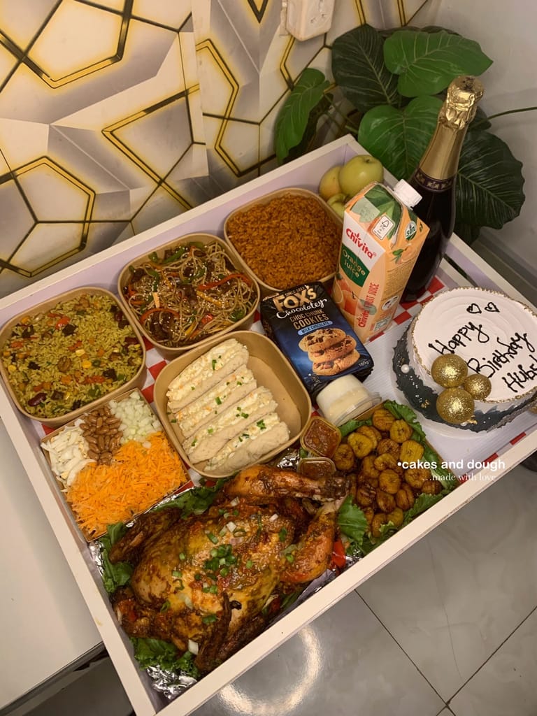 Big Size Birthday Food Tray