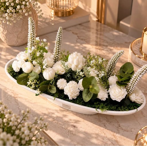 The Serenity Boat - White Garden
