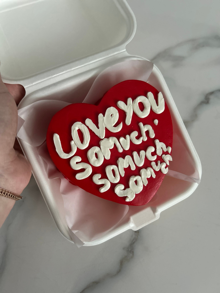 love you so much heart bento cake - Image 1