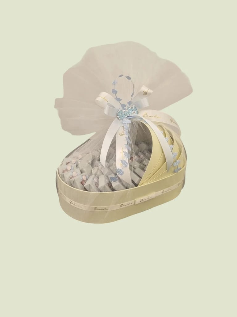 Luxury Baby Cradle Chocolate Arrangement Box - Image 2