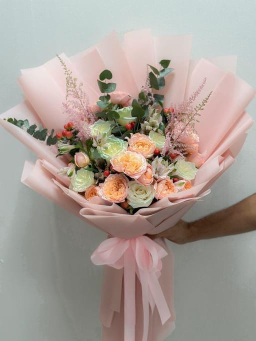Pastel Bloom-Flower Bouquet