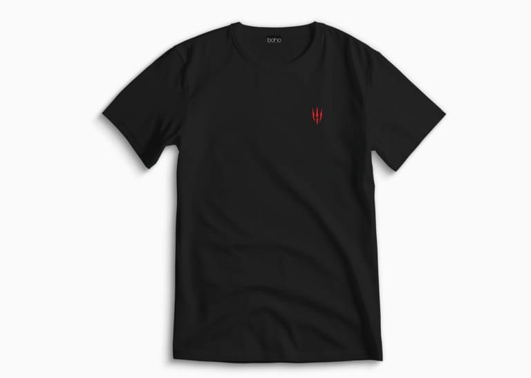 Summer Tees with The Witcher 3 Logo Black (Regular Fit) - Image 1