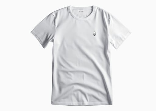 Summer Tees with Anonymous Logo White (Regular Fit)