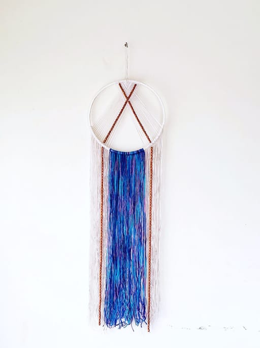 Sapphire Drift Dreamcatcher