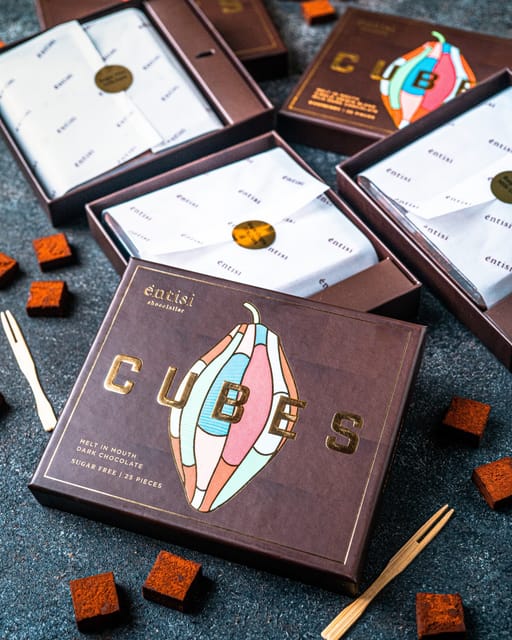 Sugar Free Dark Melt-in-Mouth Cubes