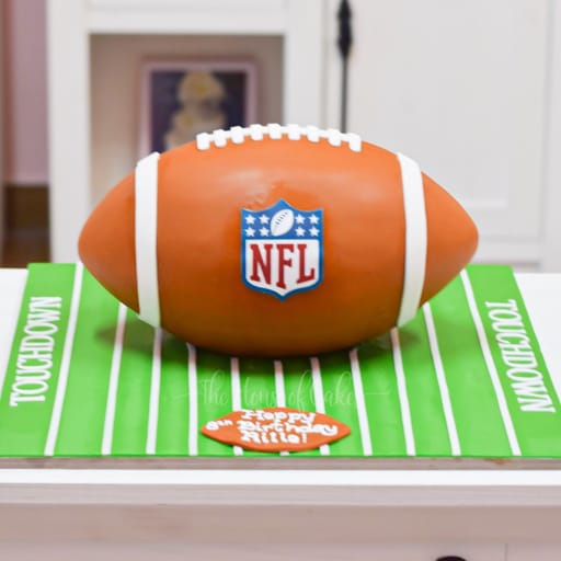 American Football Ball Cake
