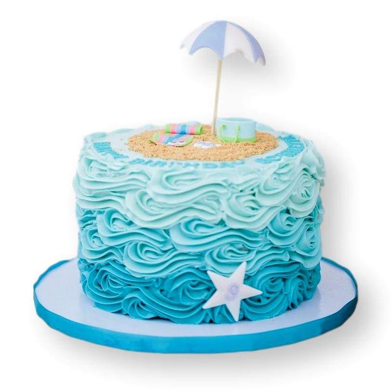 Beach Theme Cake - Image 1