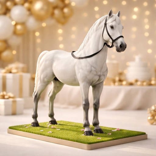 Horse Shape Cake