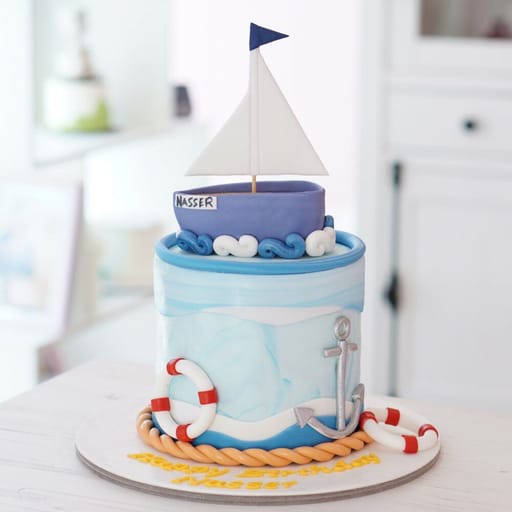 Sailing Boat Cake 2