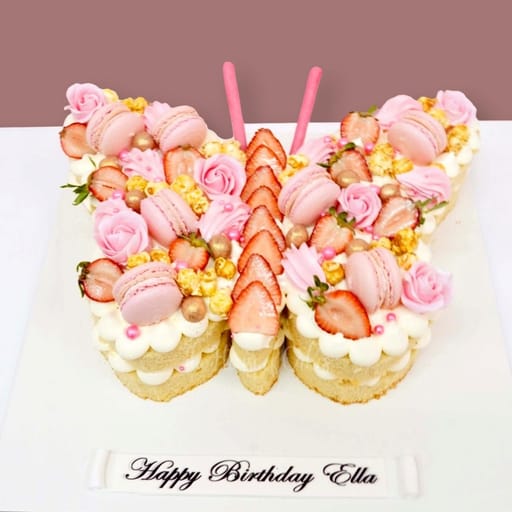 Butterfly Shape cake