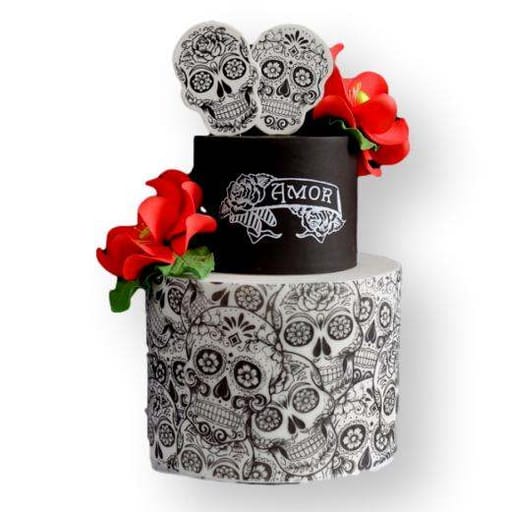Skull Cake 2