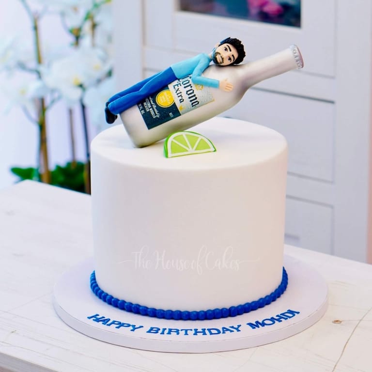 A Guy and Corona Beer Cake - Image 1