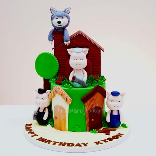 The Three Little Pigs Cake 2