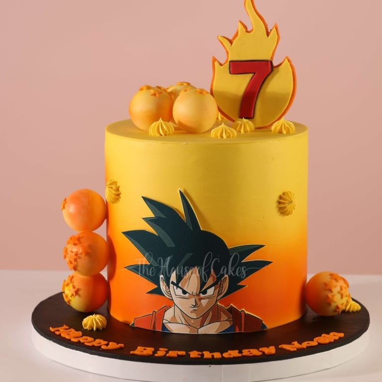 Decadent Dragon Ball Goku Cake - Image 1