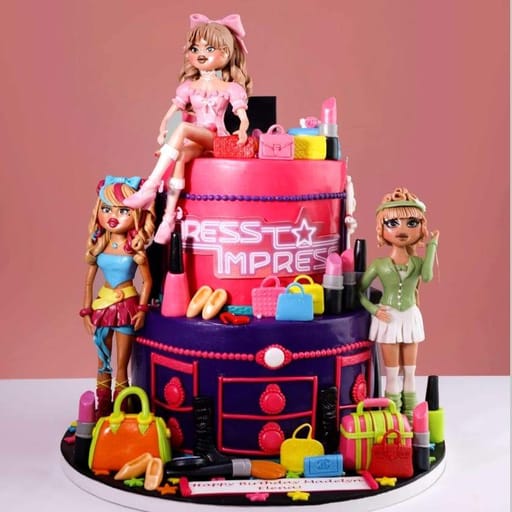 Dress to impress cake